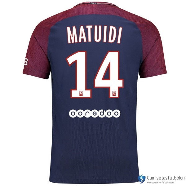 Camiseta Paris Saint Germain Primera equipo Matuidi 2017-18